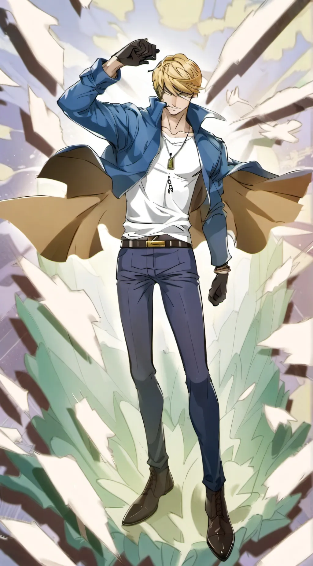 ai character: Best Jeanist - MHA background
