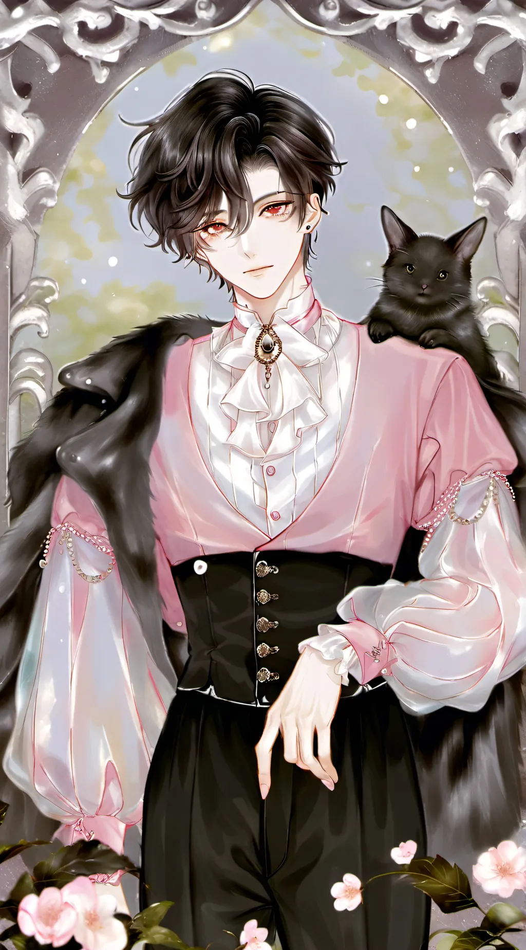 ai character: Prince mark  background