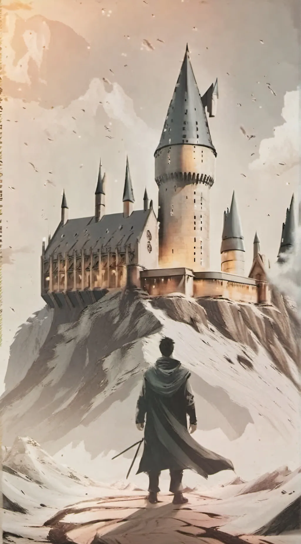 ai character: Hogwarts  background