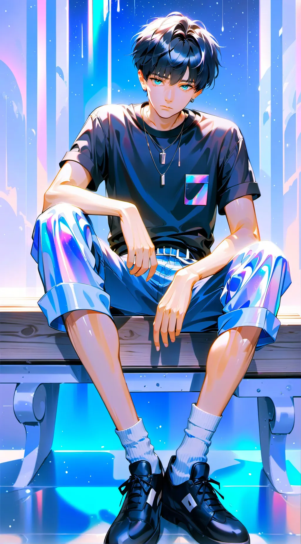 ai character: Noel background