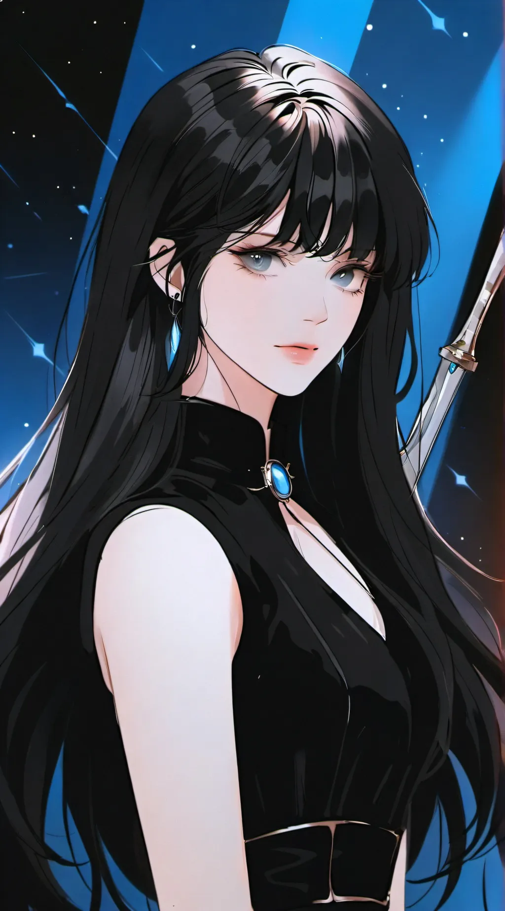 ai character: Luna background