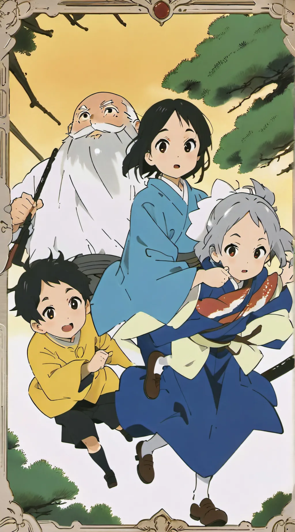 ai character: hashiras🌷🍡 background