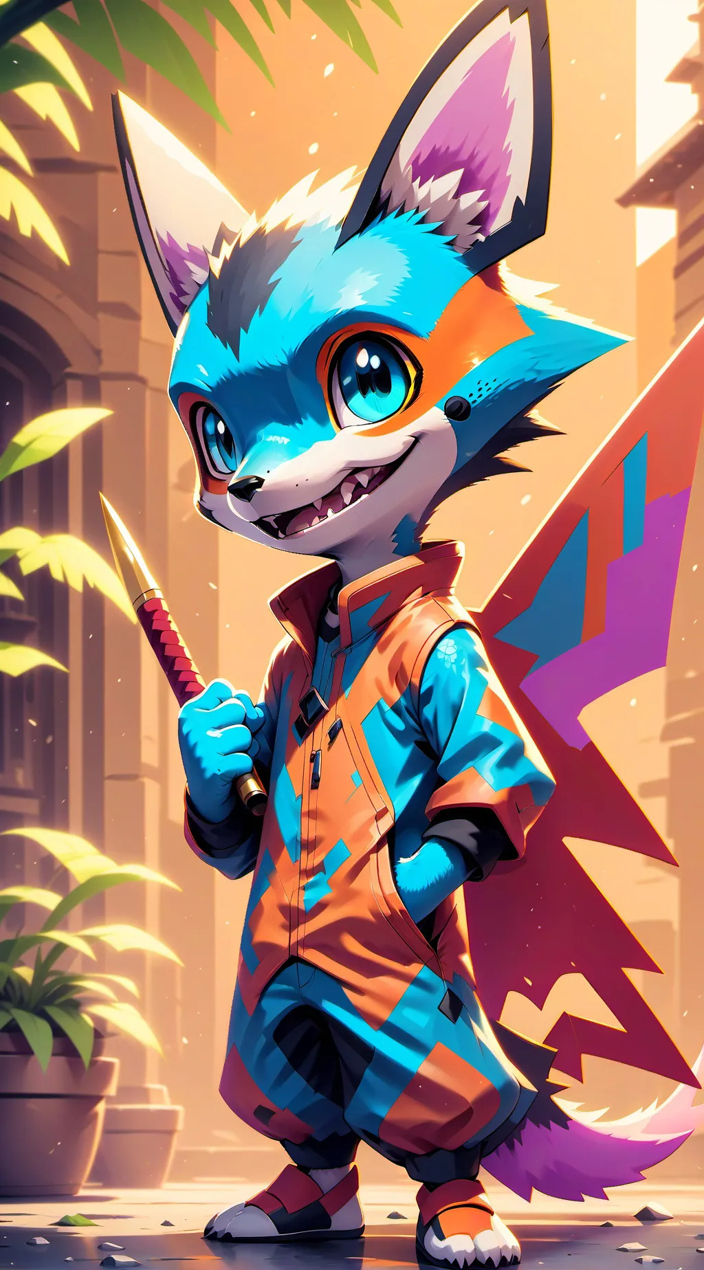 ai character: SS Helper  background