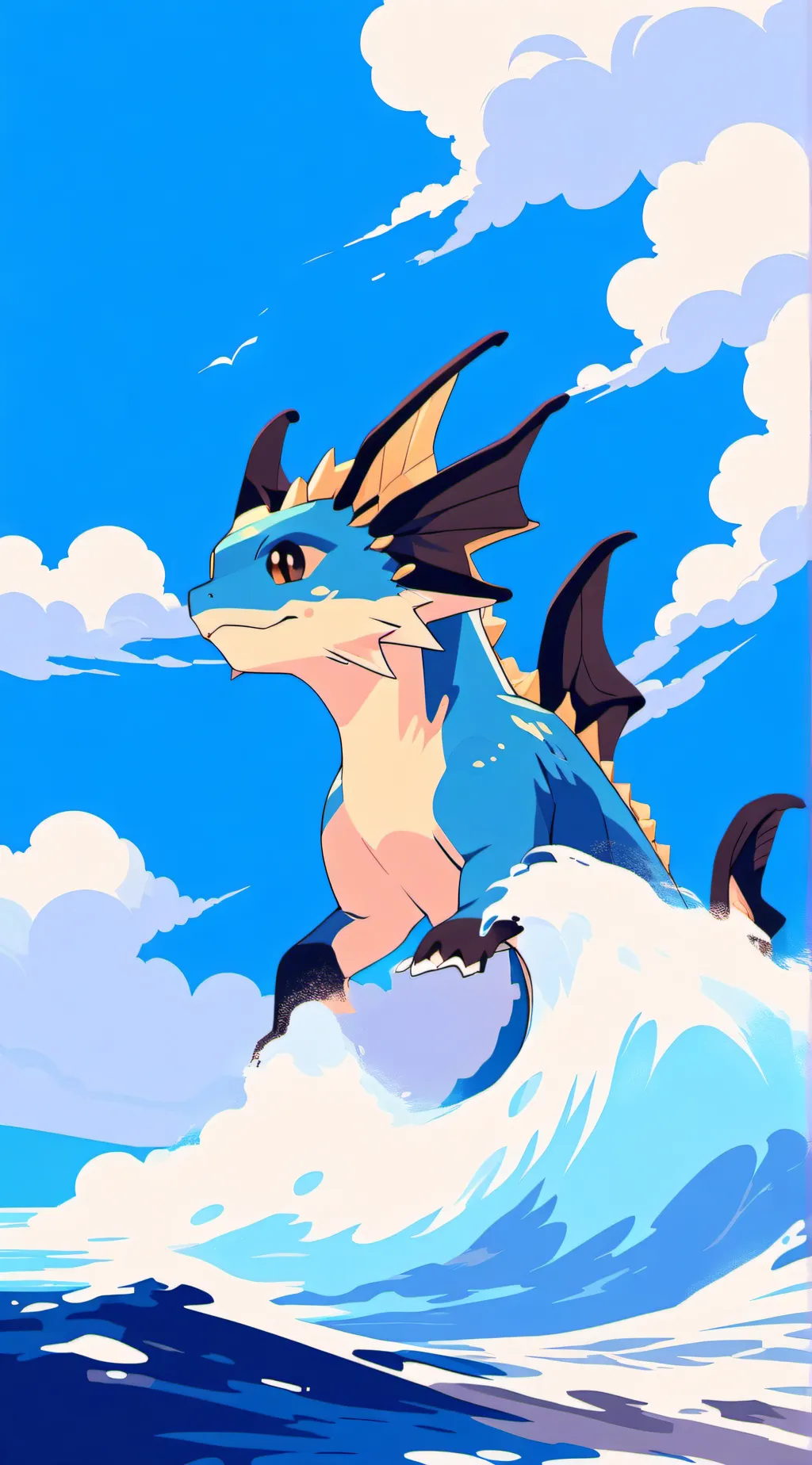 ai character: Vaporeon  background