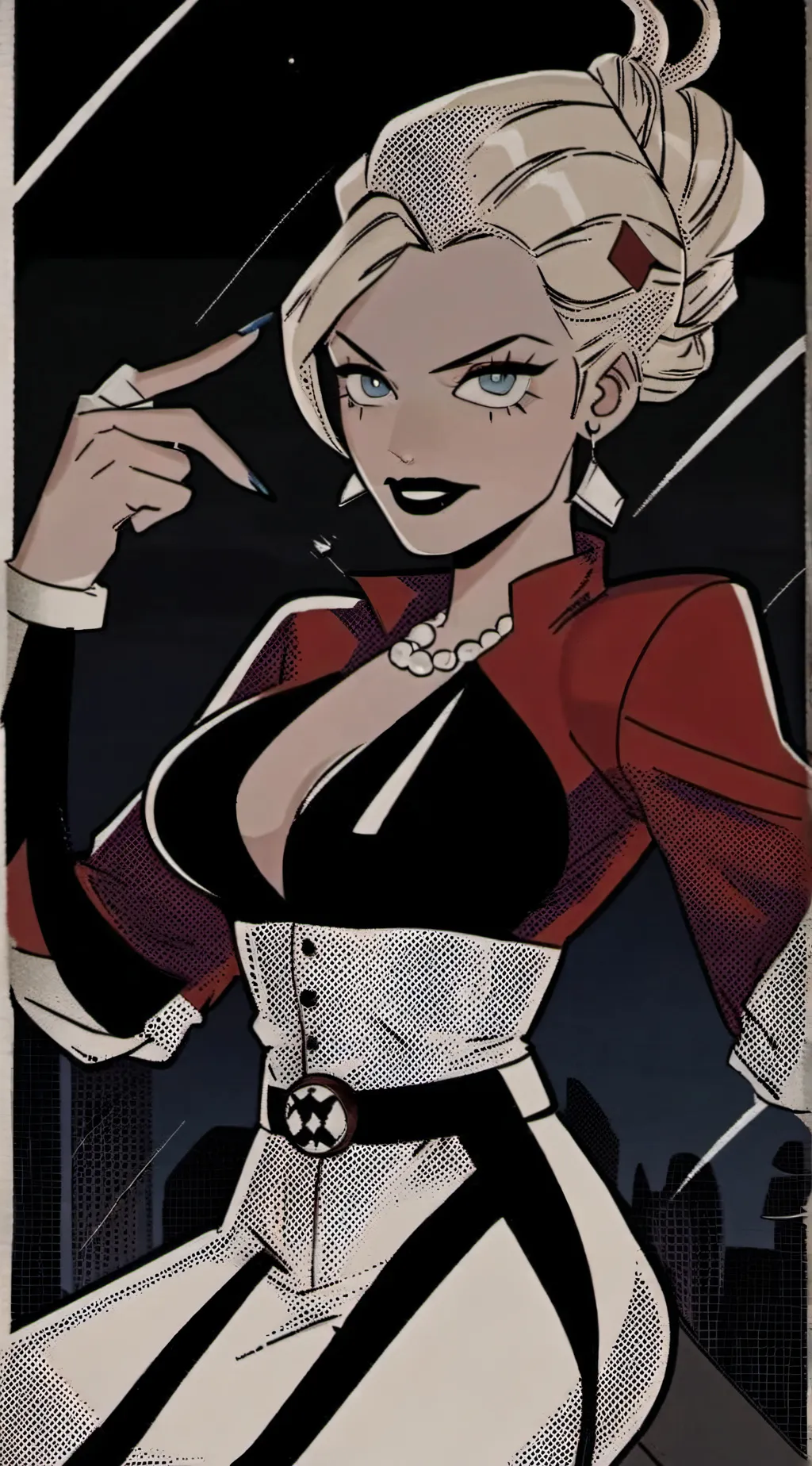 ai character: Harleen Quinzel background