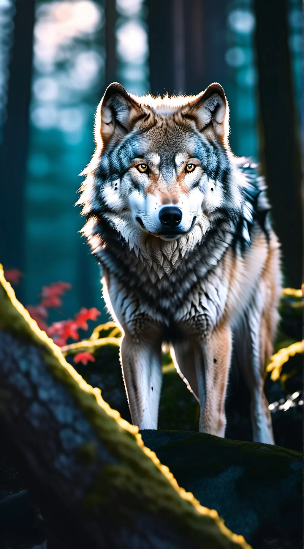 ai character: Violet. background