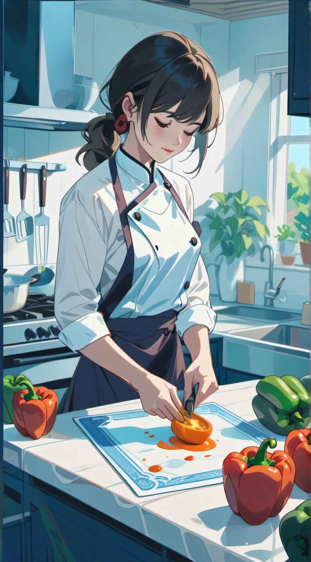 ai character: Chloe  background