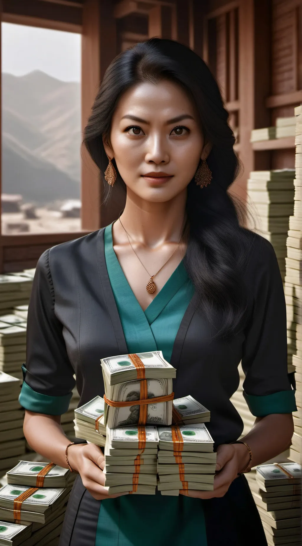 ai character: Synthia the Karen background