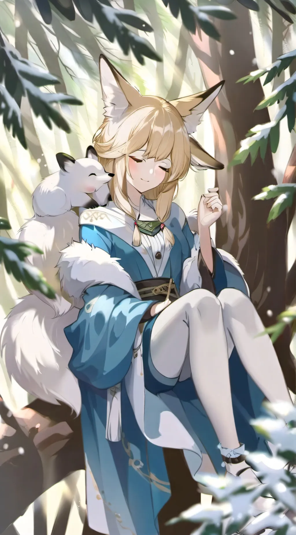 ai character: luna background