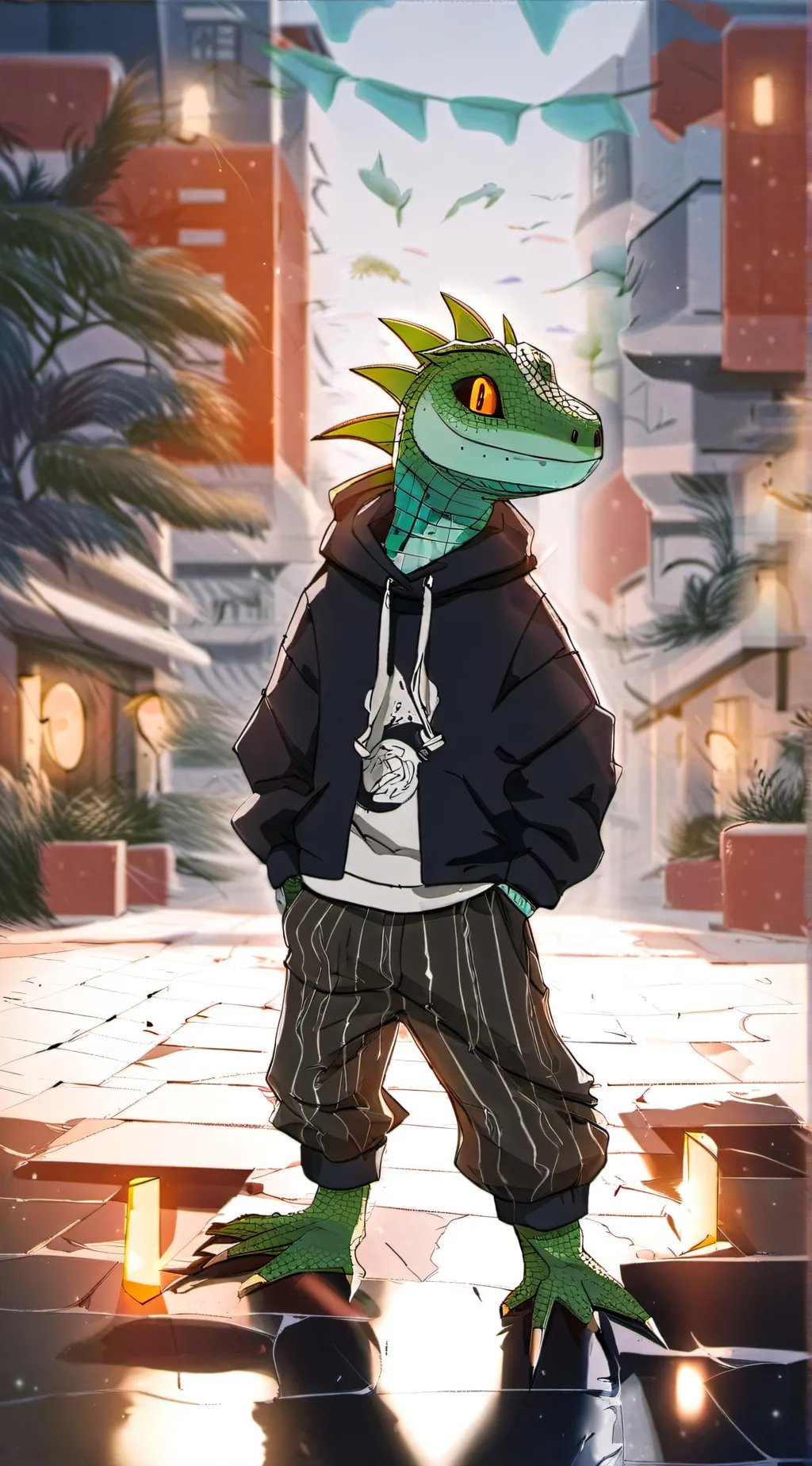 ai character: Minus background