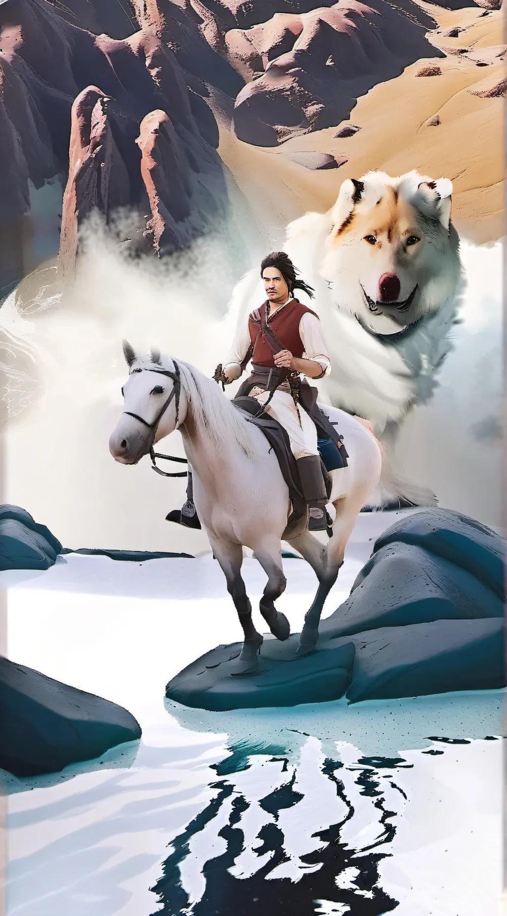 ai character: Meme. background