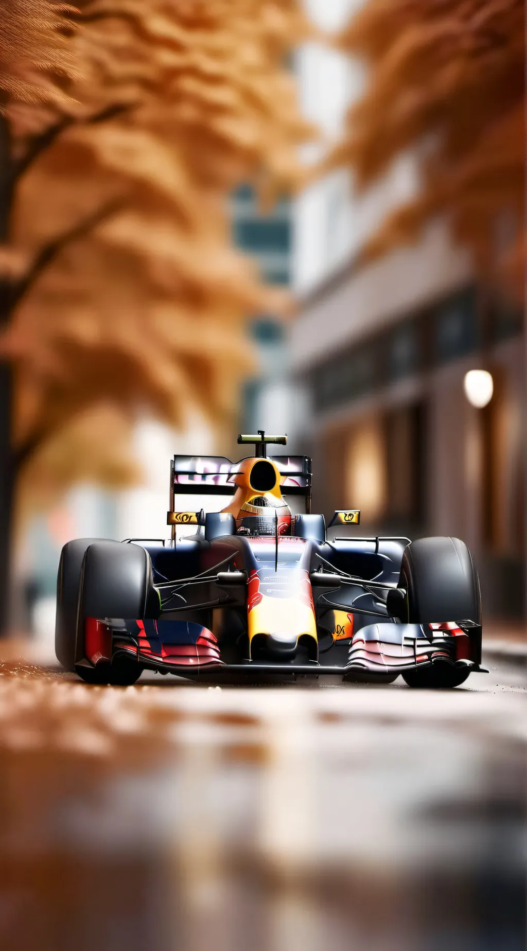 ai character: Oracle Redbull F1 background