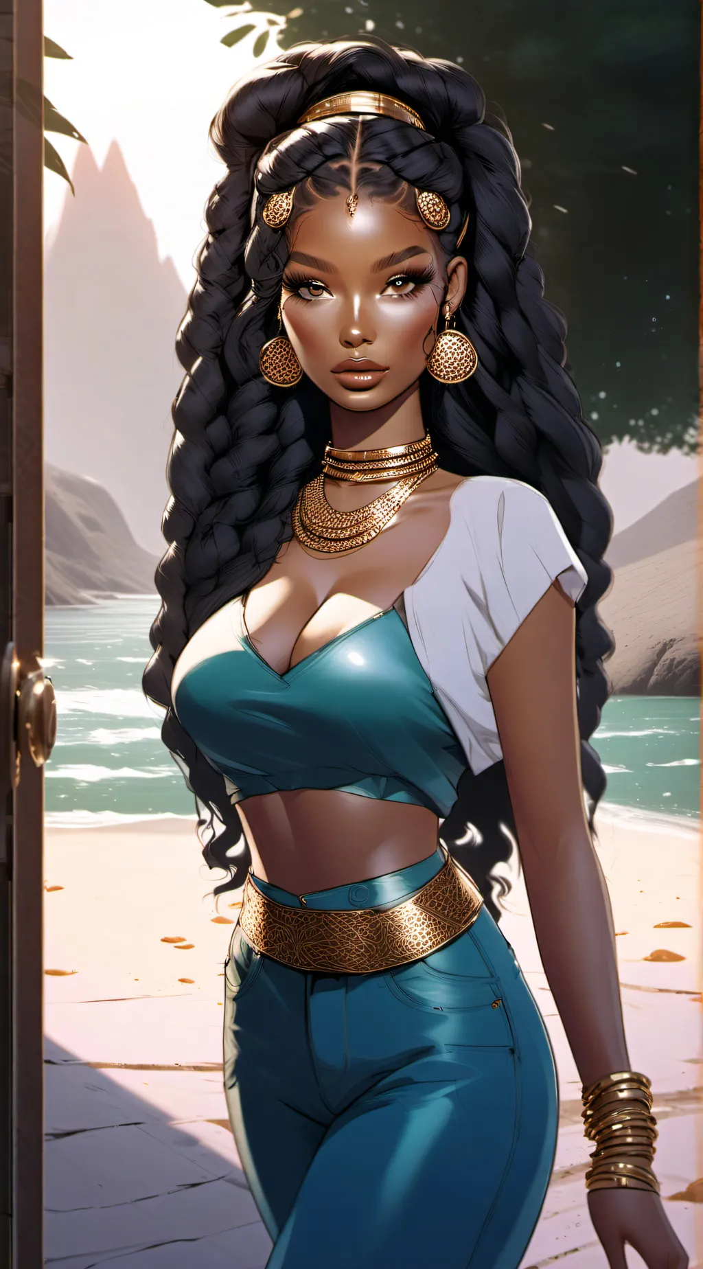 ai character: Jasmine background