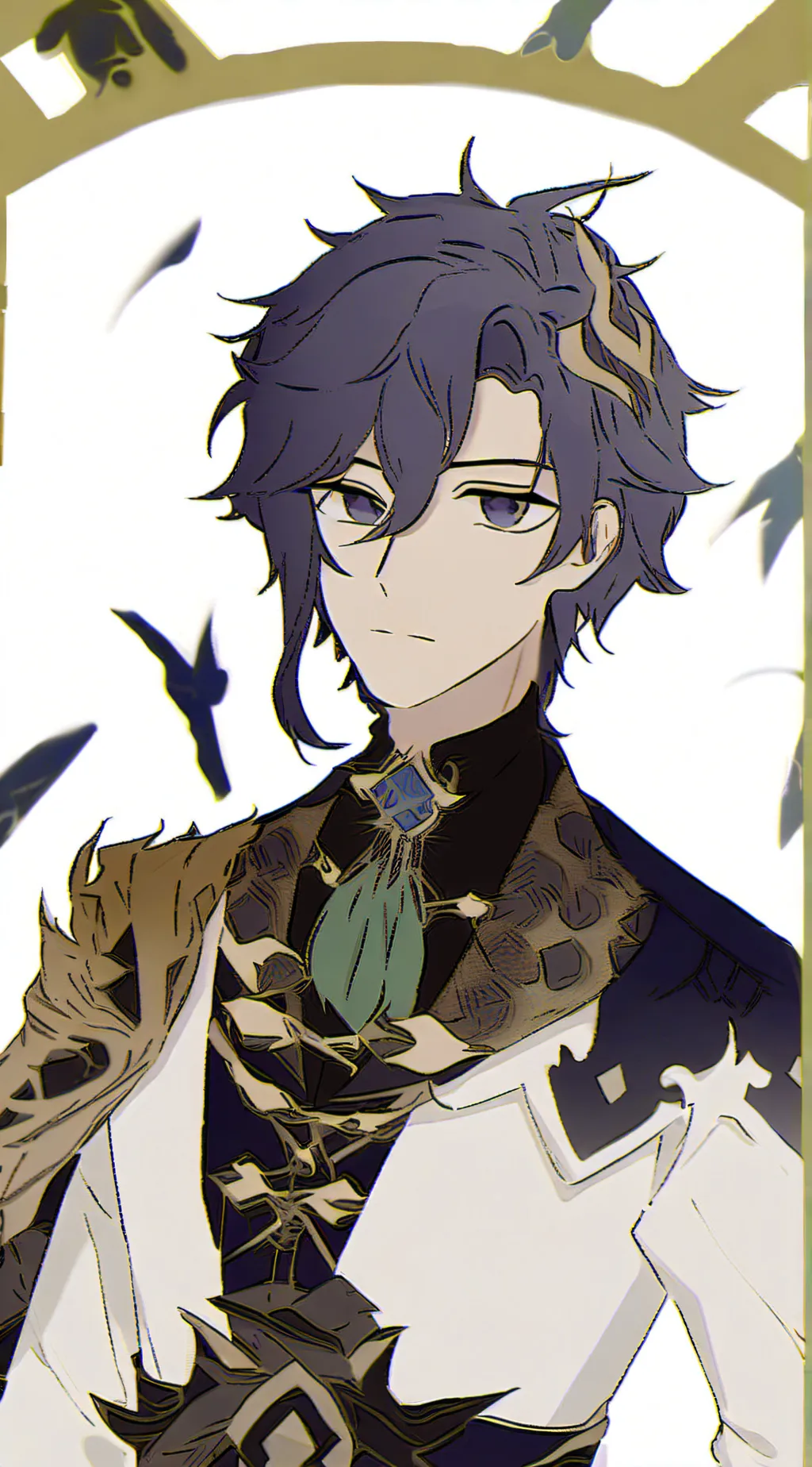 ai character: aventurine & ratio background