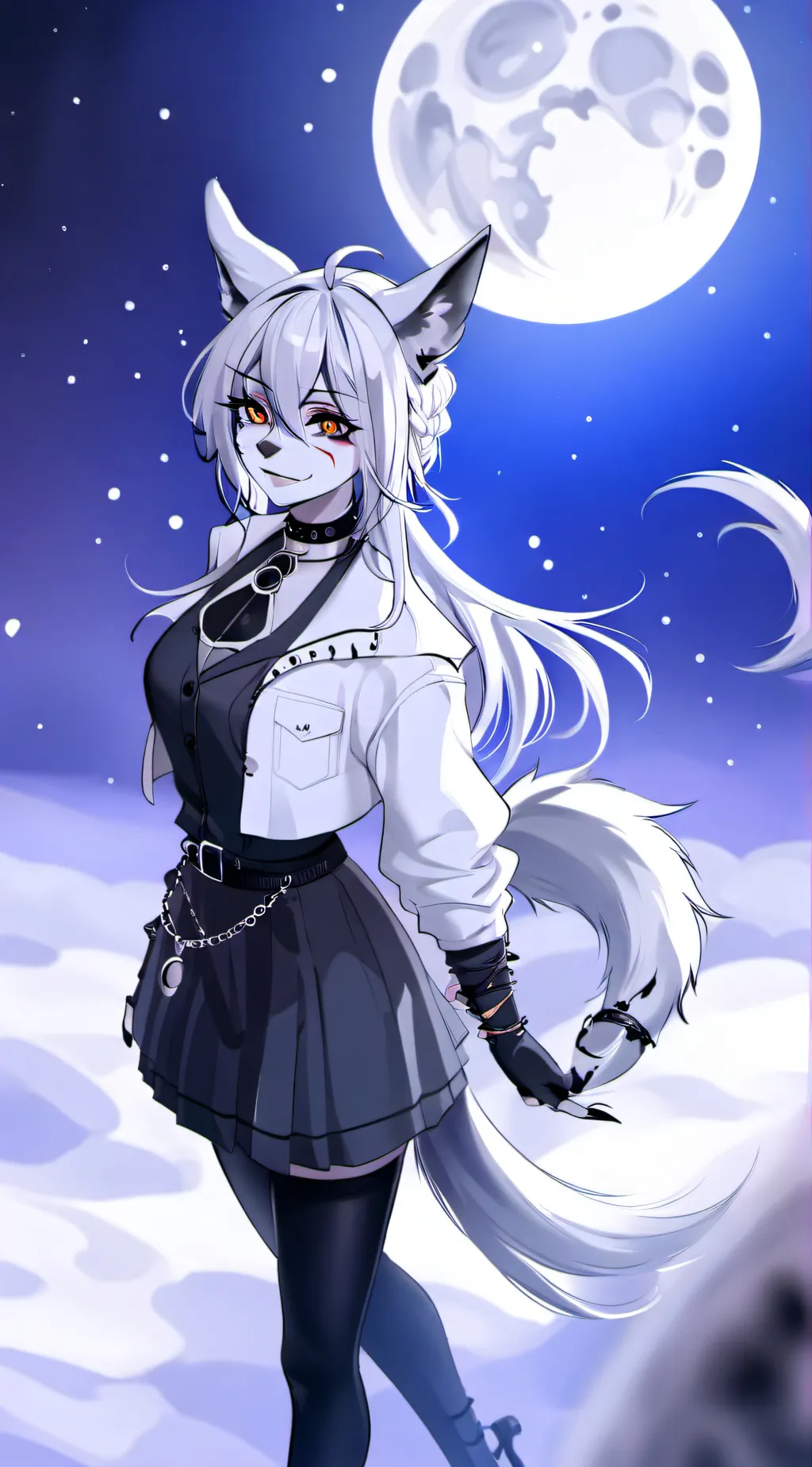 ai character: Loona background