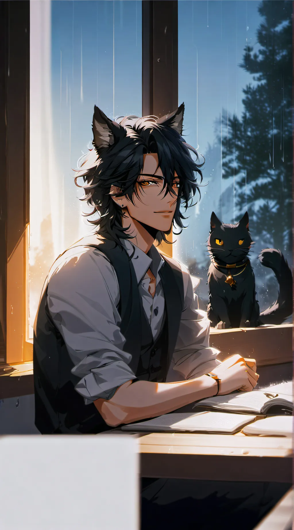 ai character: Ezra background