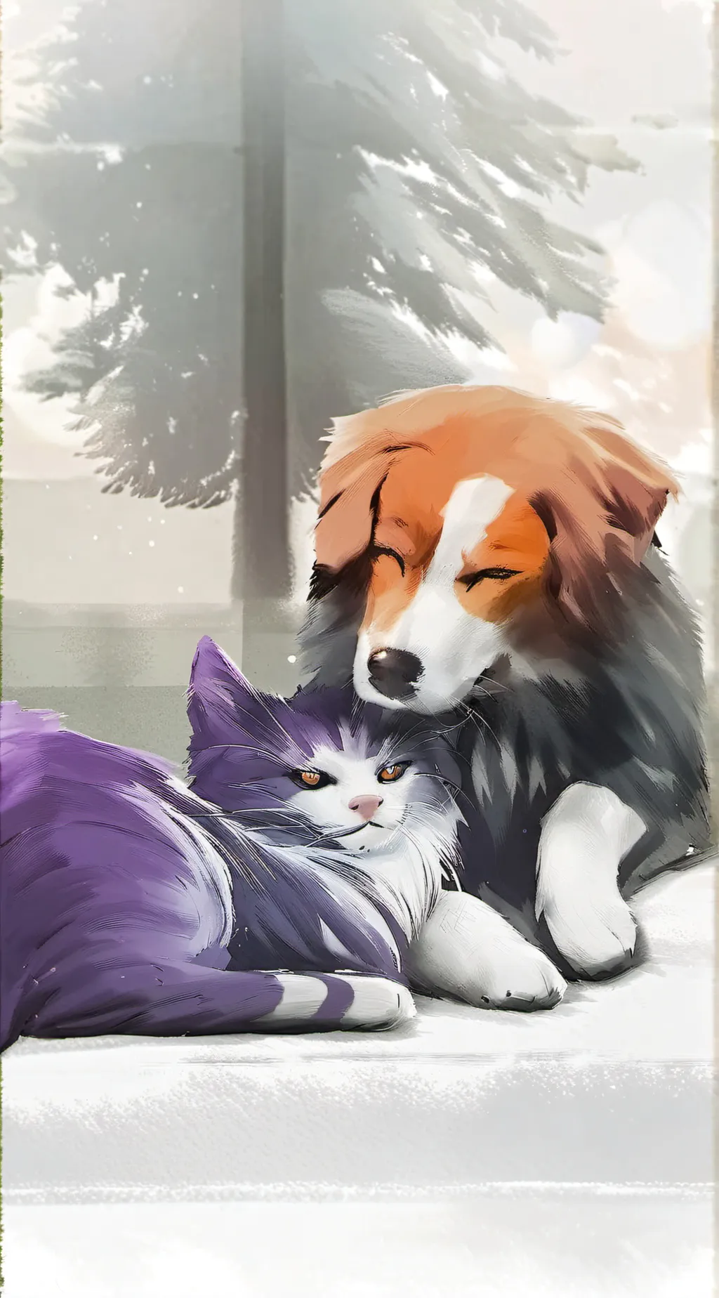 ai character: catnap x dogday background