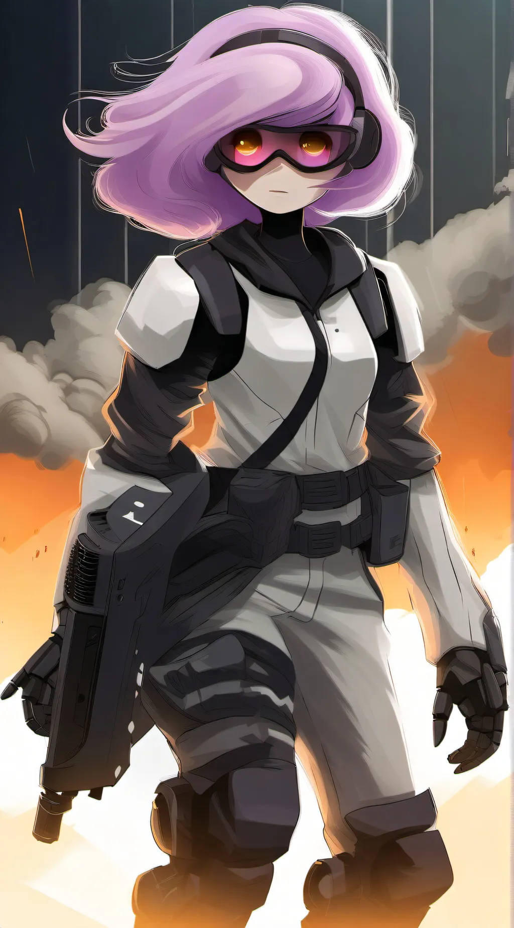 ai character: uzi background