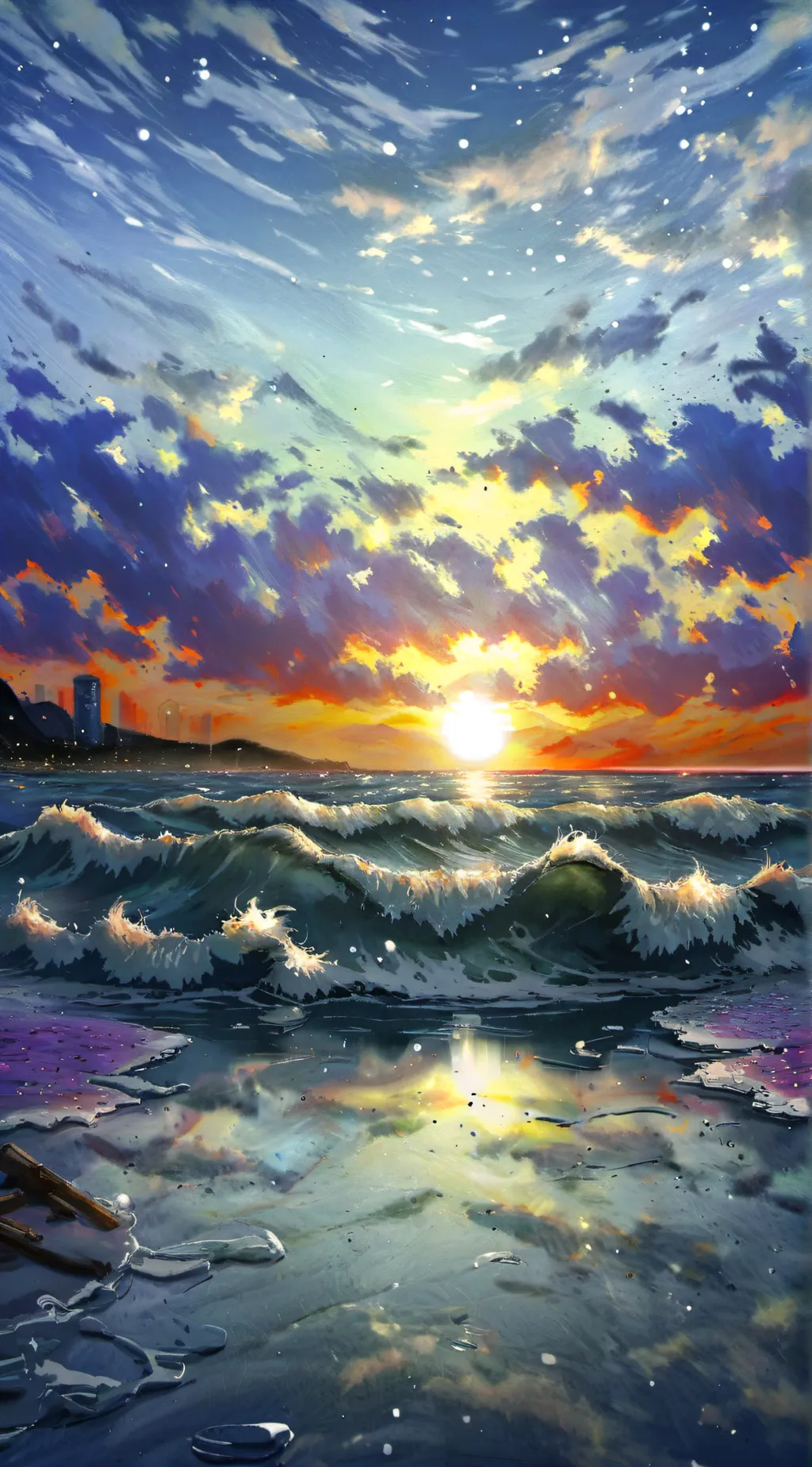 ai character: art background