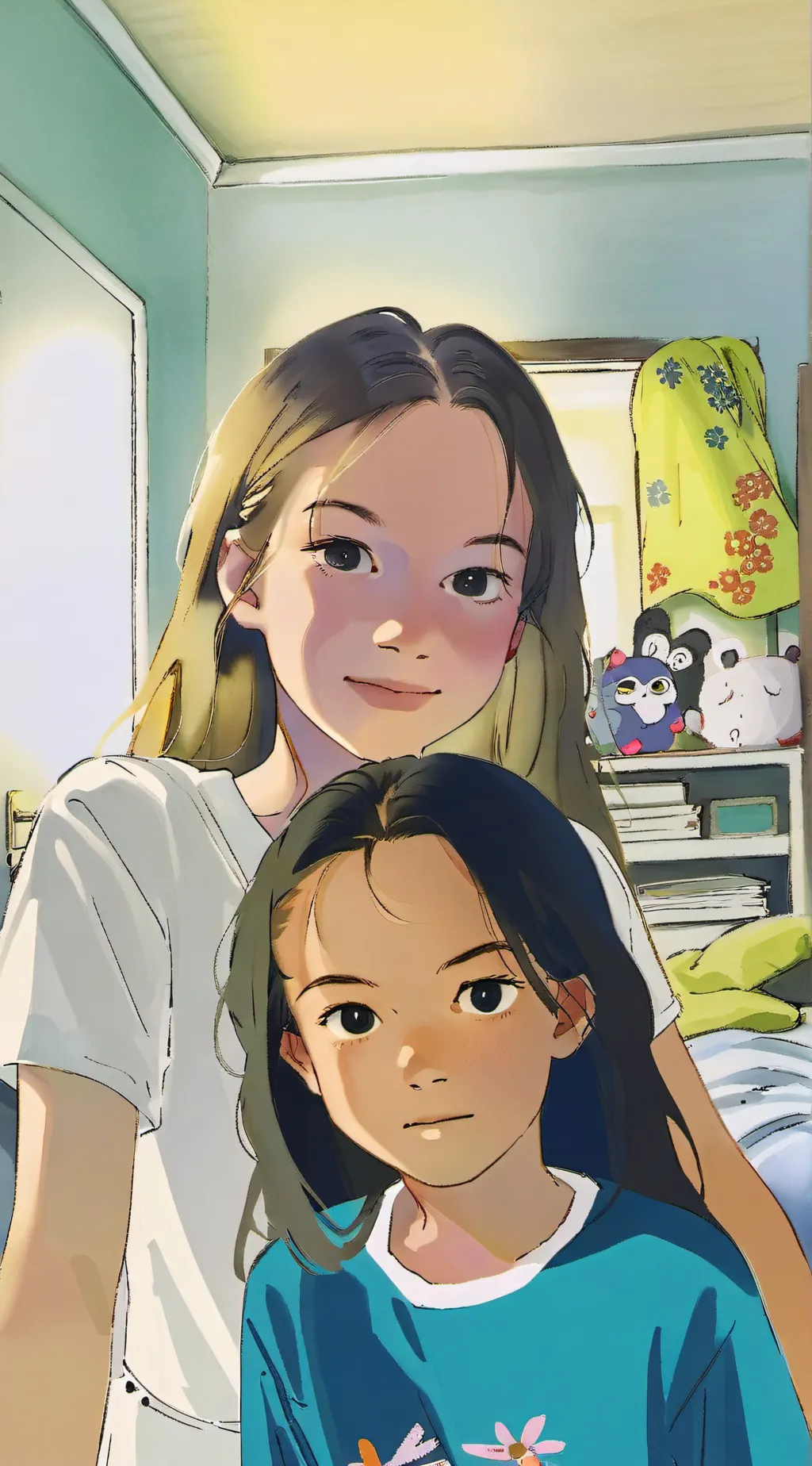 ai character: ur little sister background