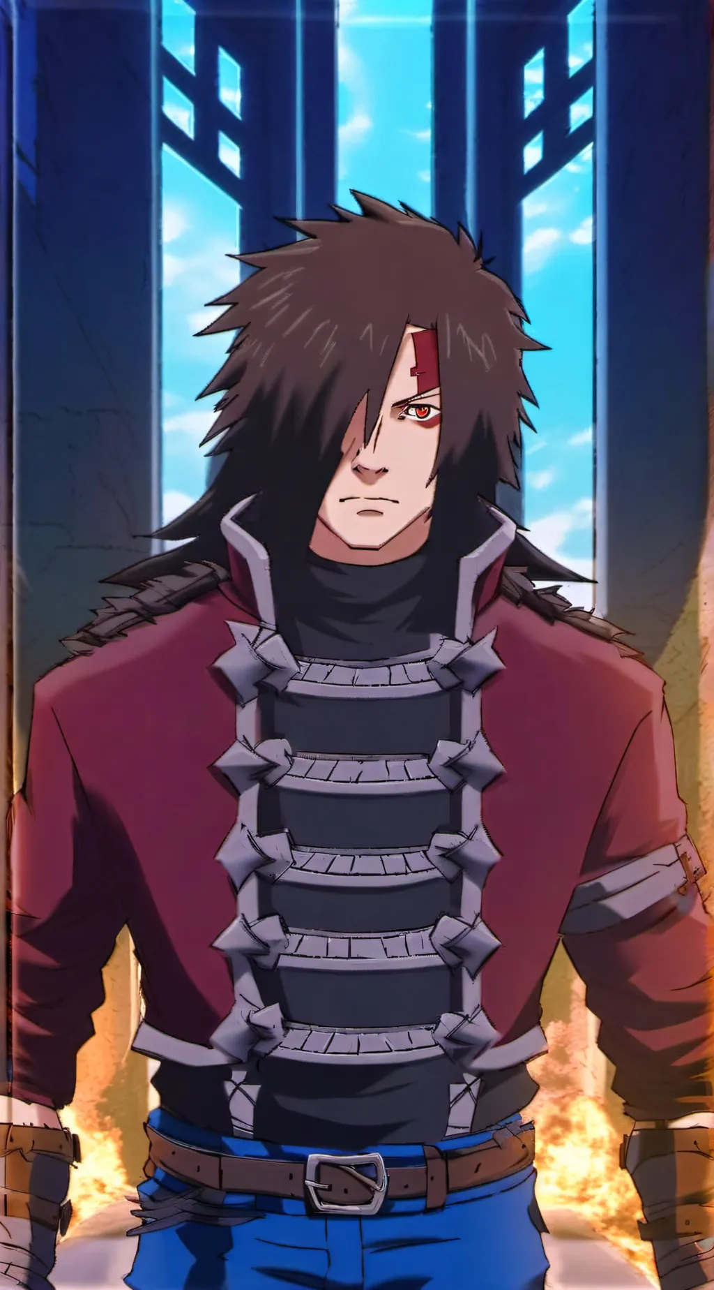 ai character: Madara Uchiha background