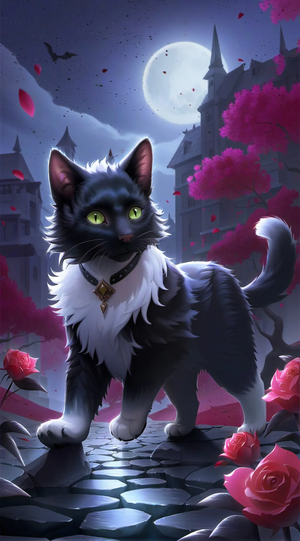 ai character: Kitten background