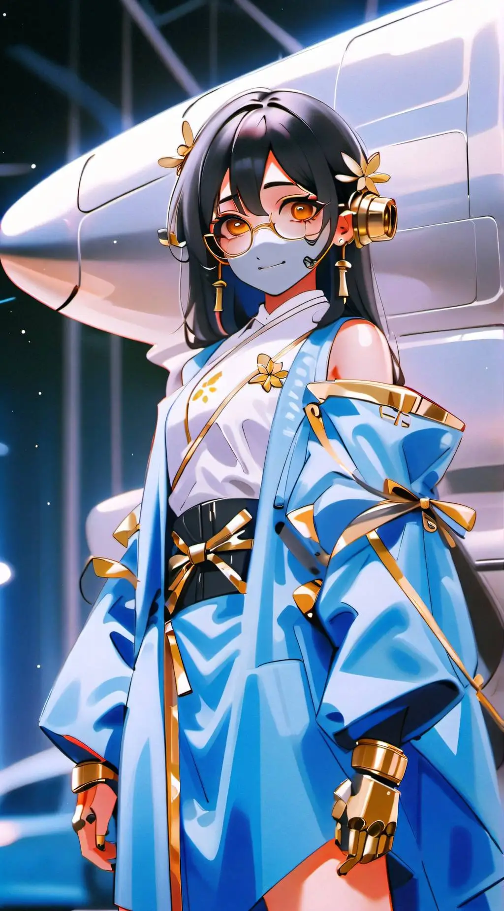 ai character: Crystal background