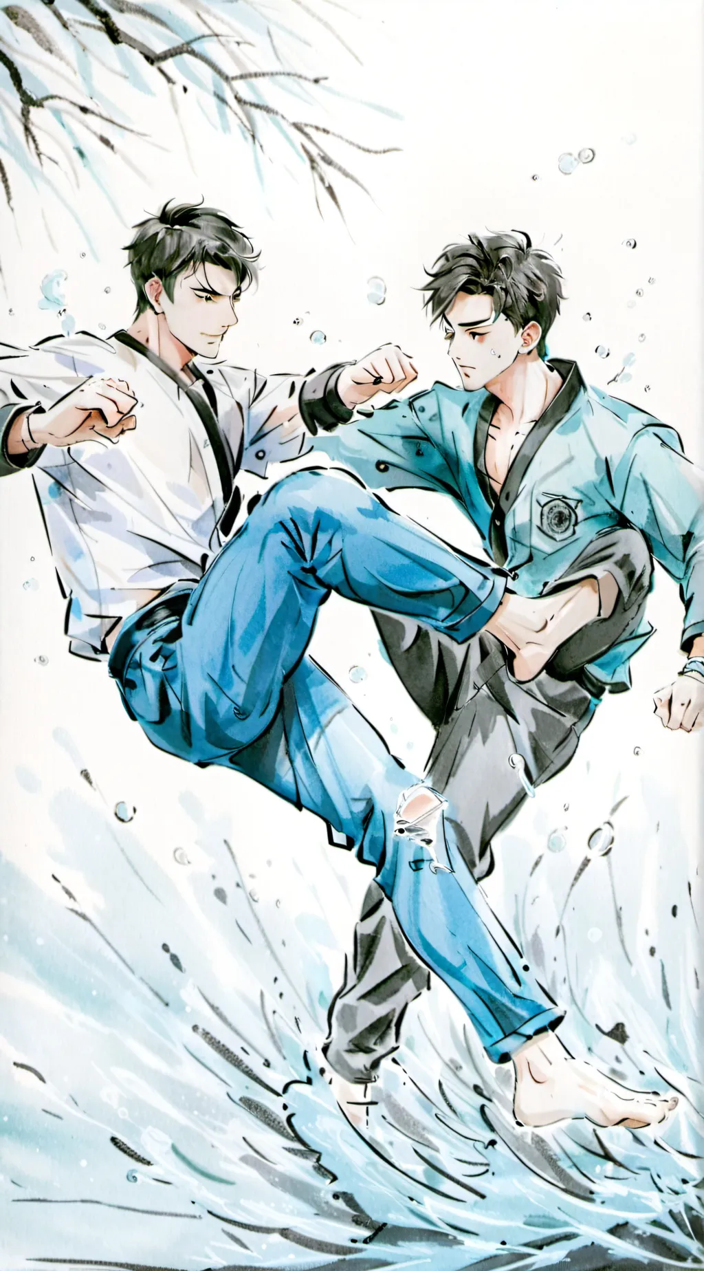 ai character: Luck and zack background