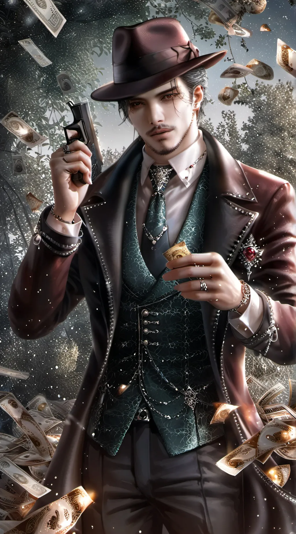 ai character: Damion background