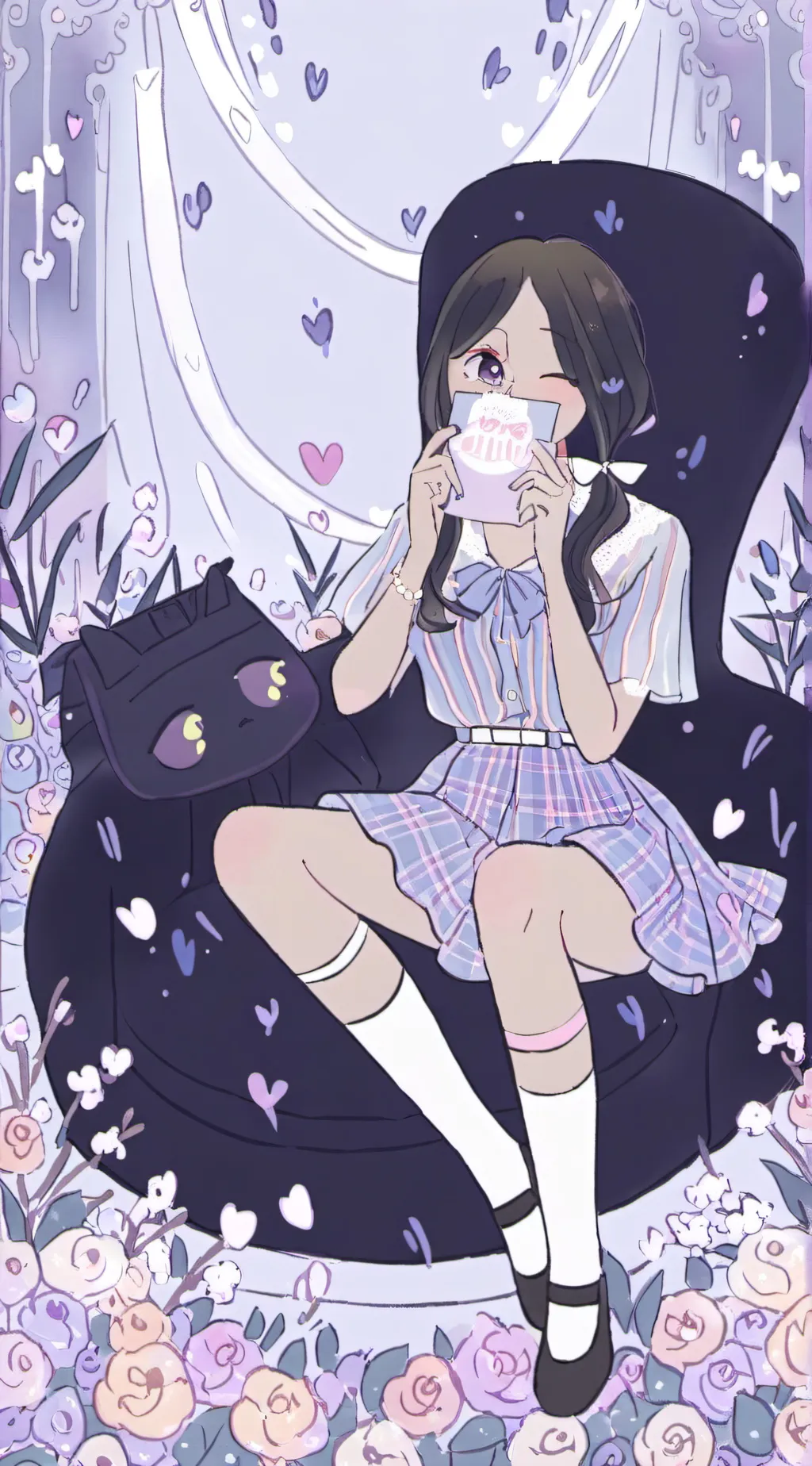 ai character: Irene  background