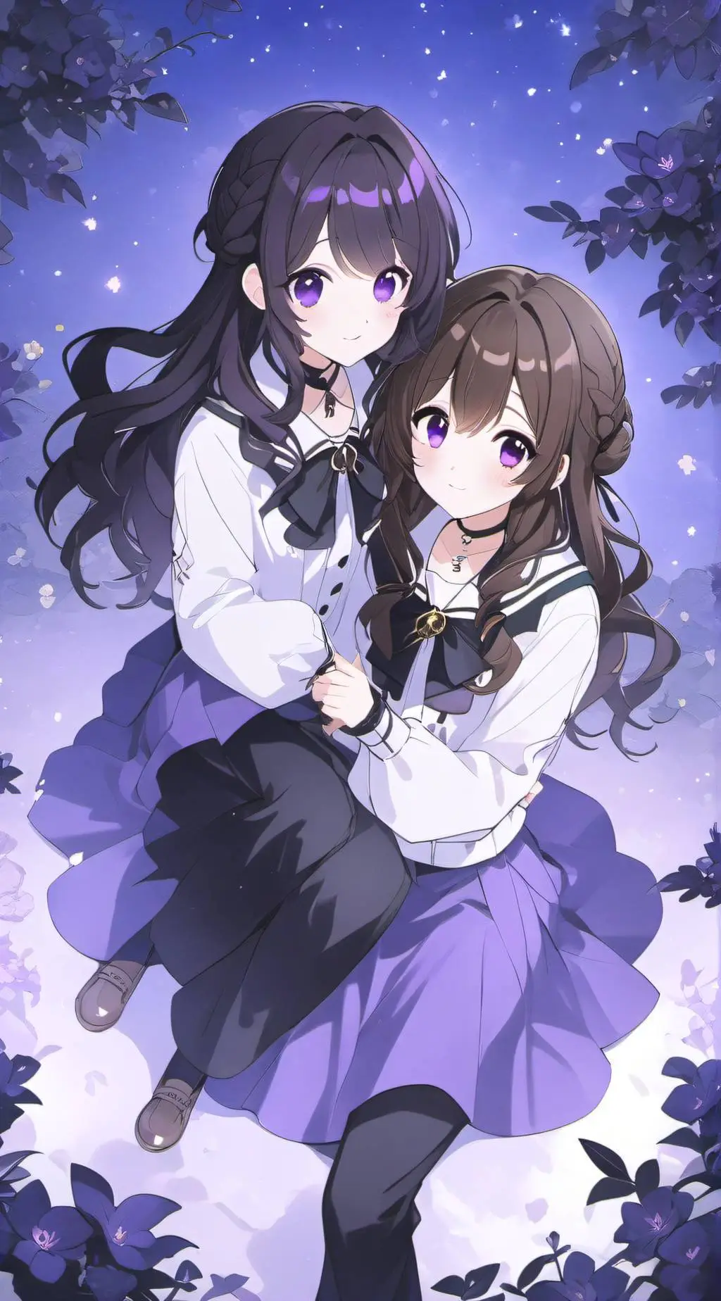 ai character: Layla and Lily background