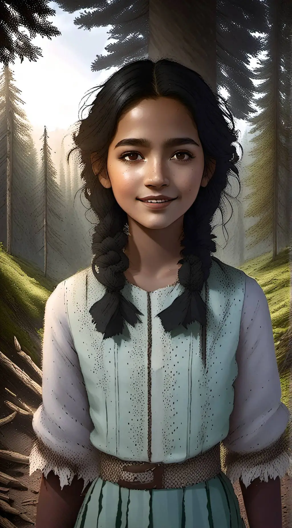 ai character: Secret background