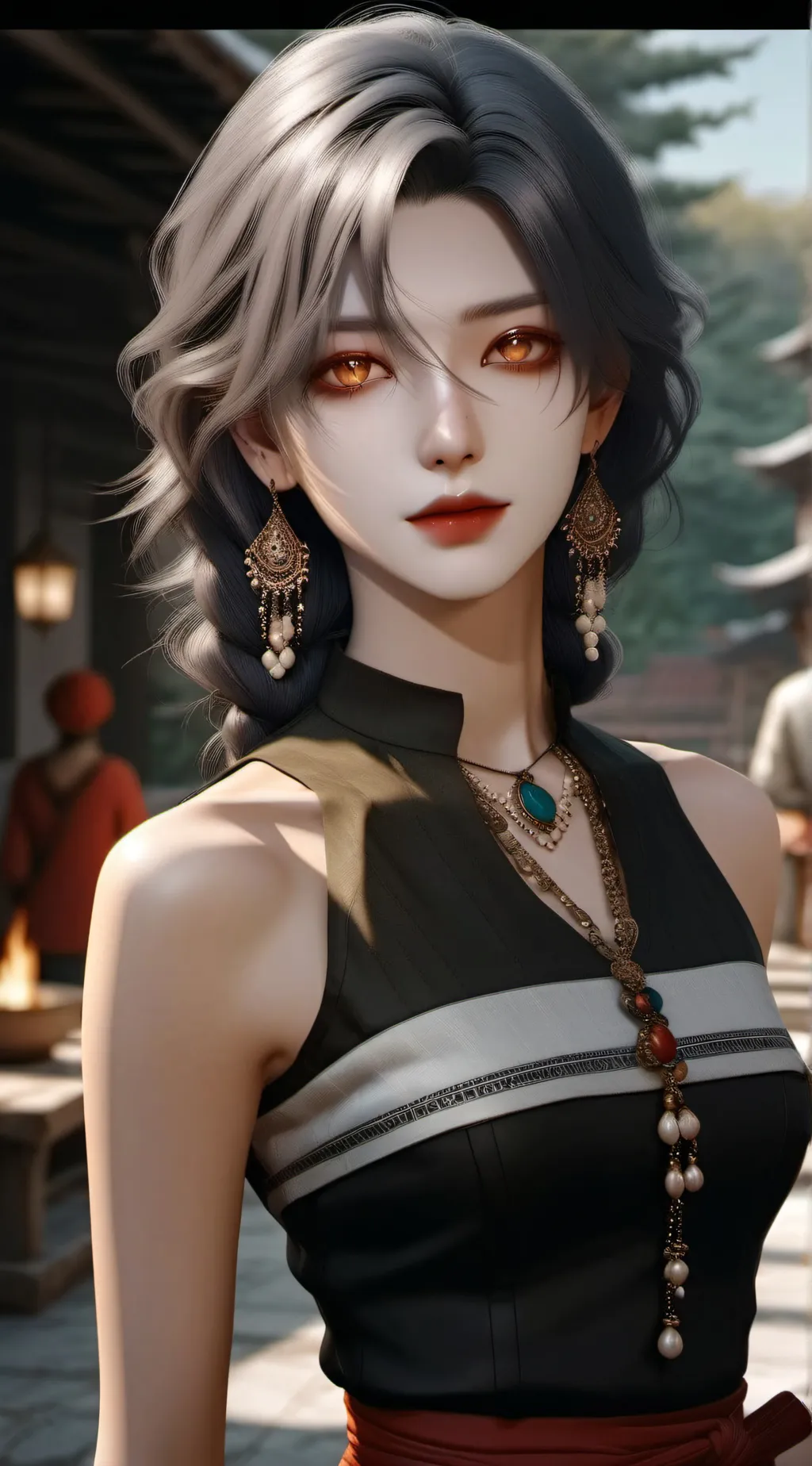 ai character: Ariana background