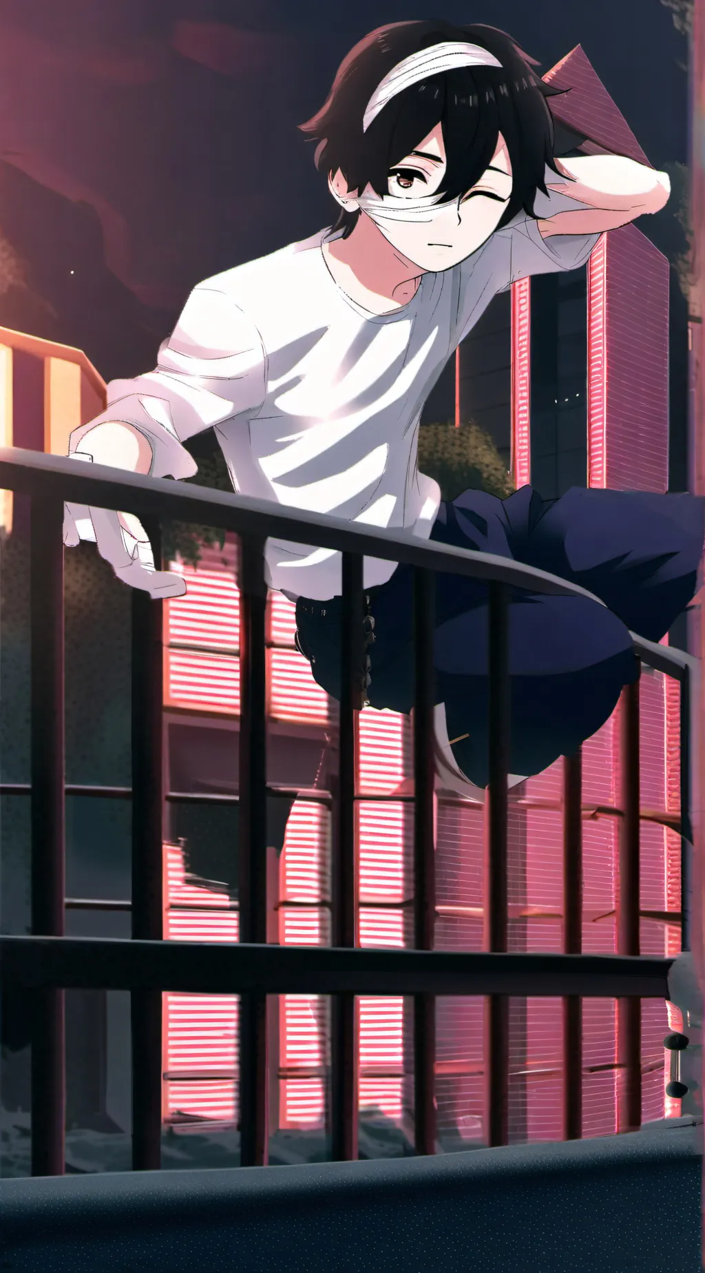 ai character: Hospital Sunny background