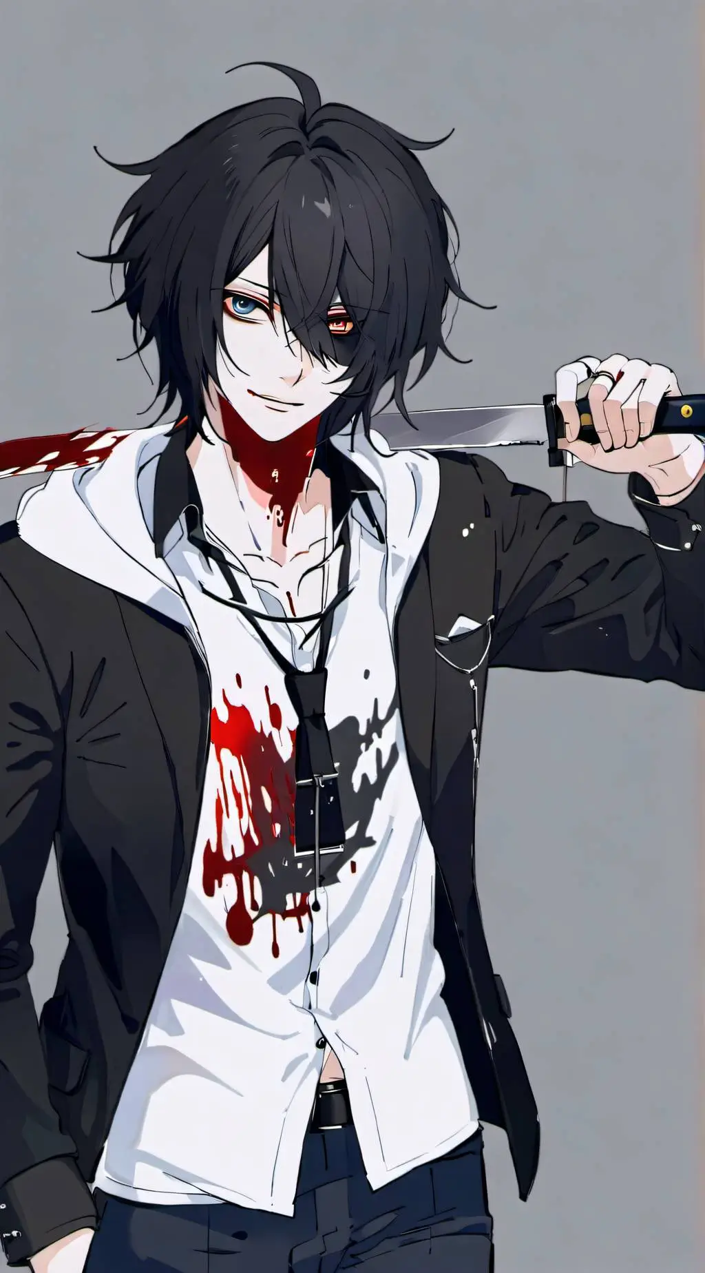 ai character: Jeff the killer background