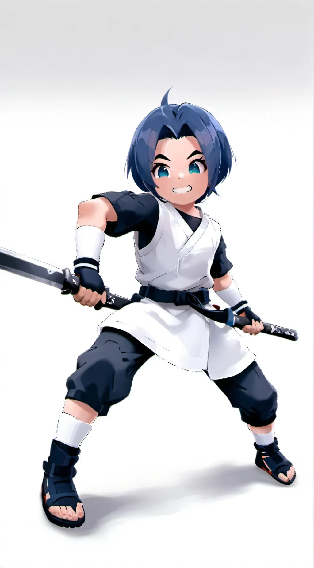 ai character: sasuke  background