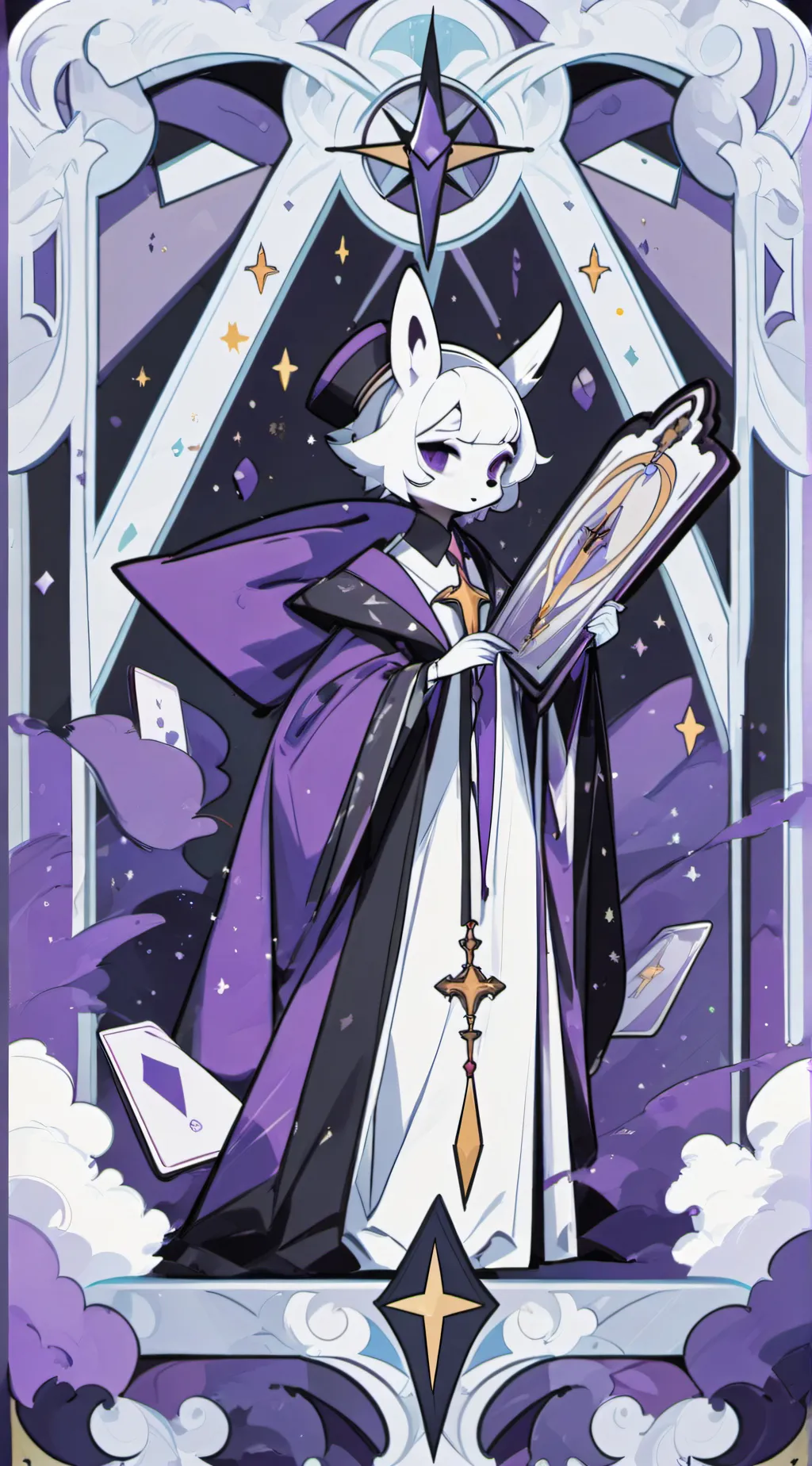 ai character: loona helluvaboss  background