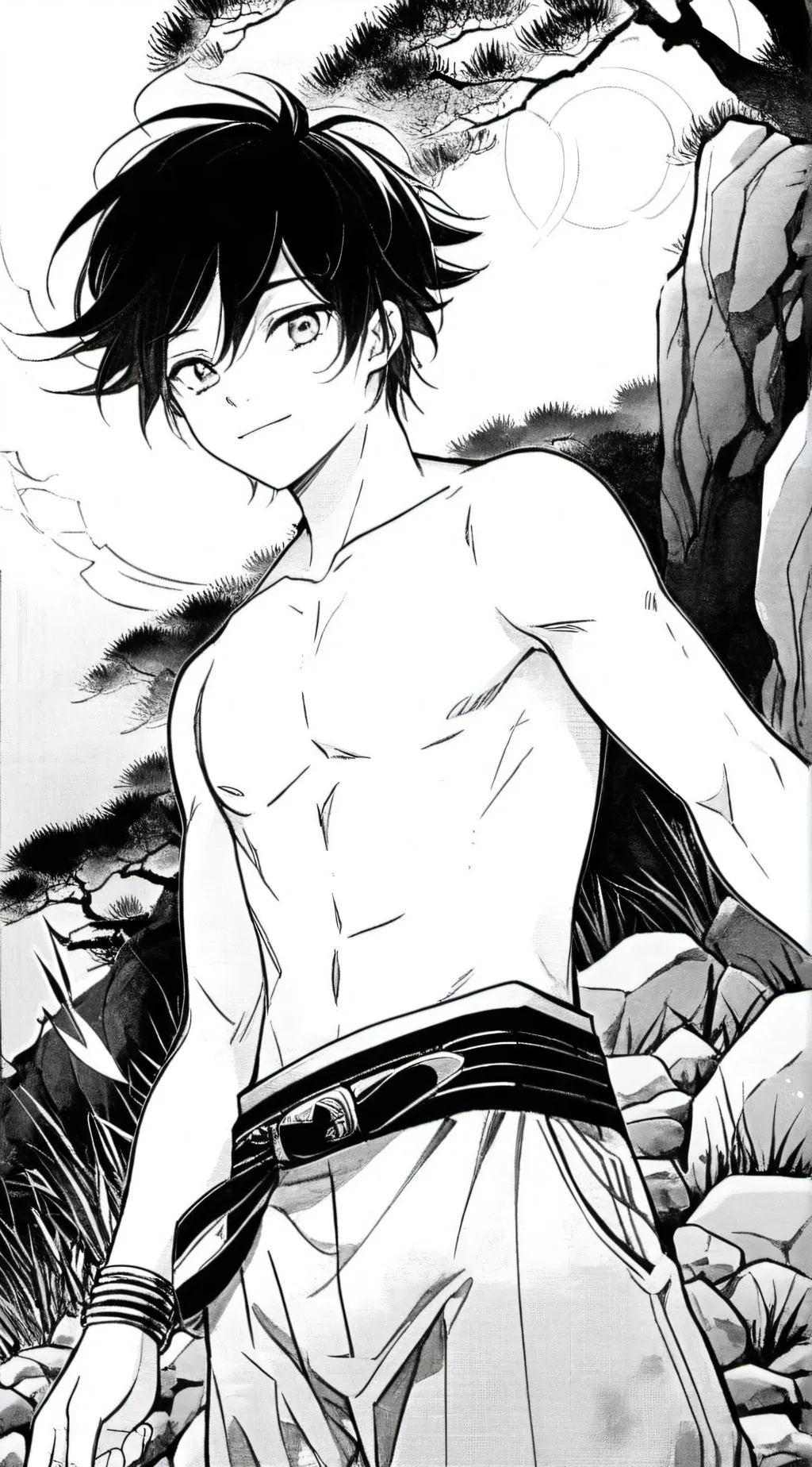 ai character: Solaire background