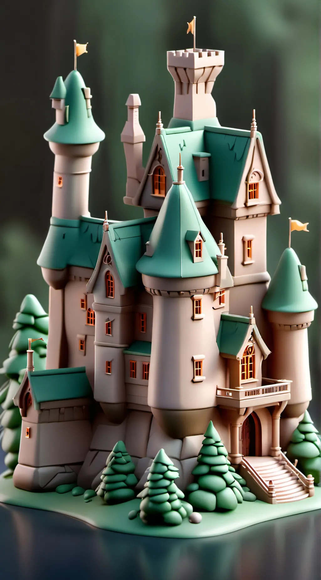 ai character: Hogwarts  background