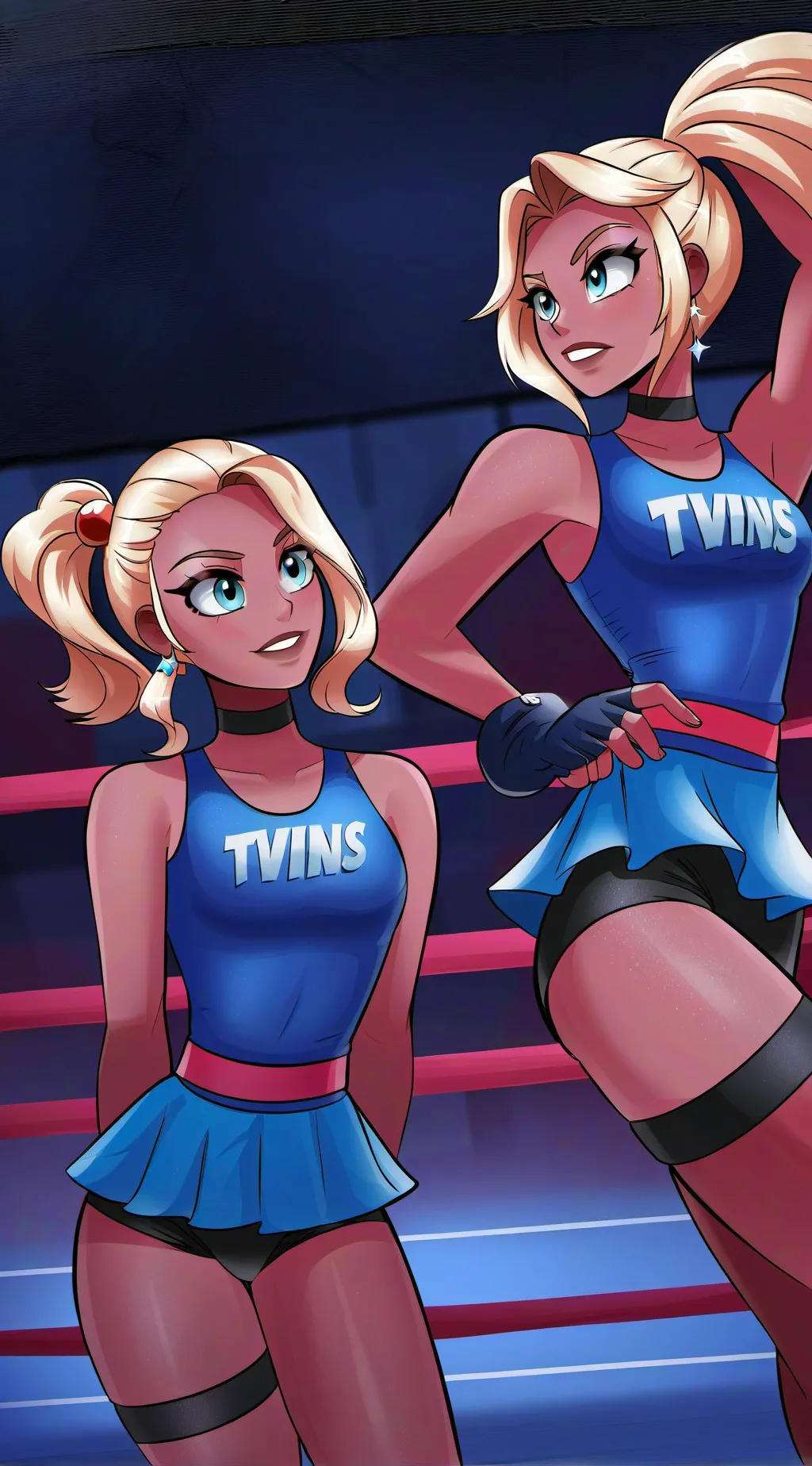 ai character: Hayley & Kayla  background