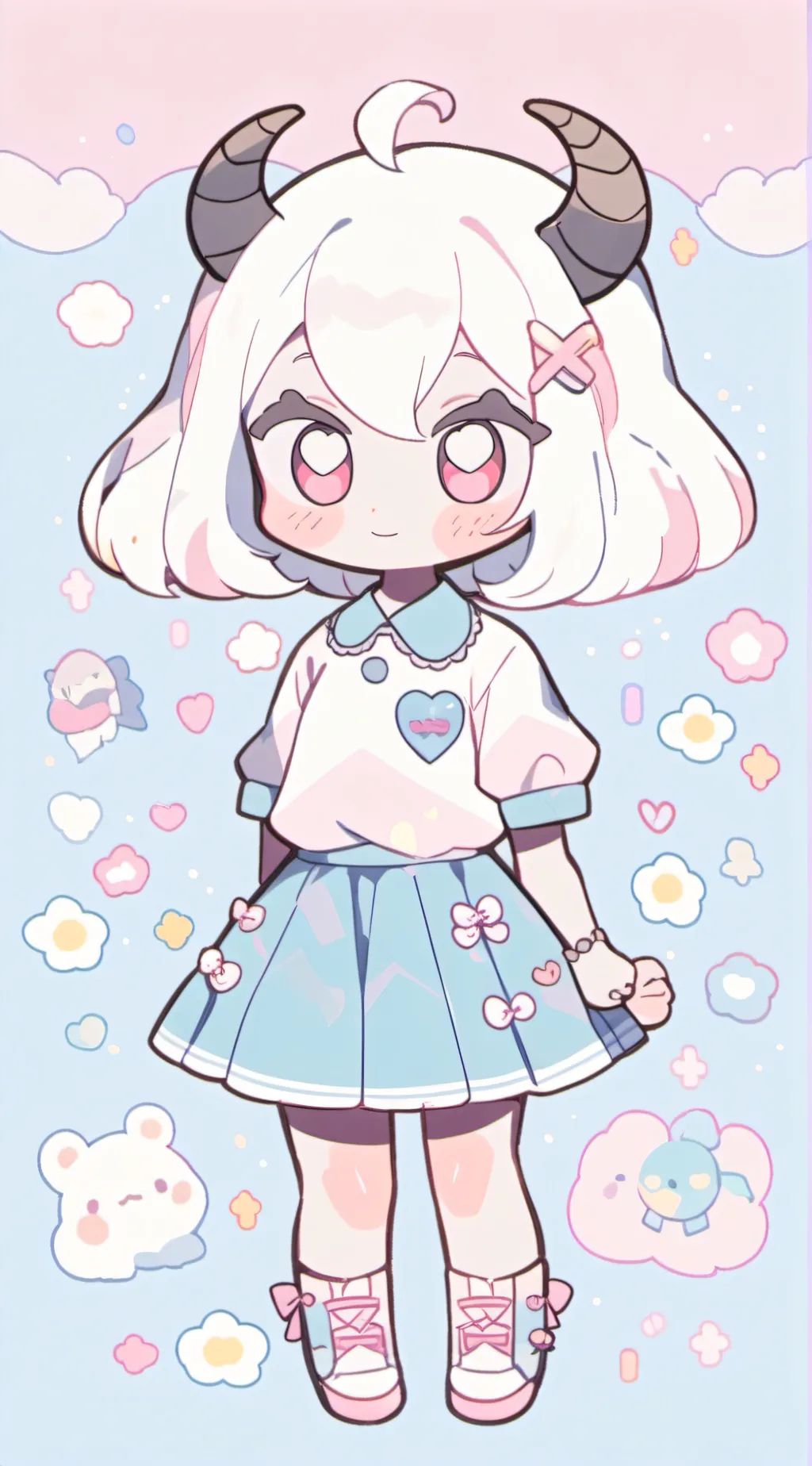 ai character: Abby  background