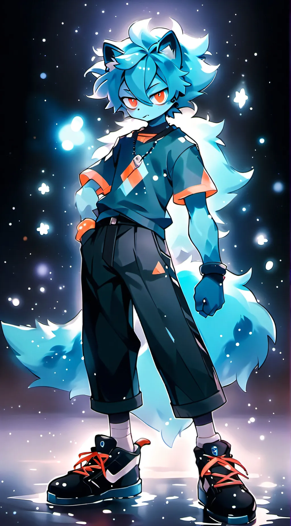 ai character: Leo background