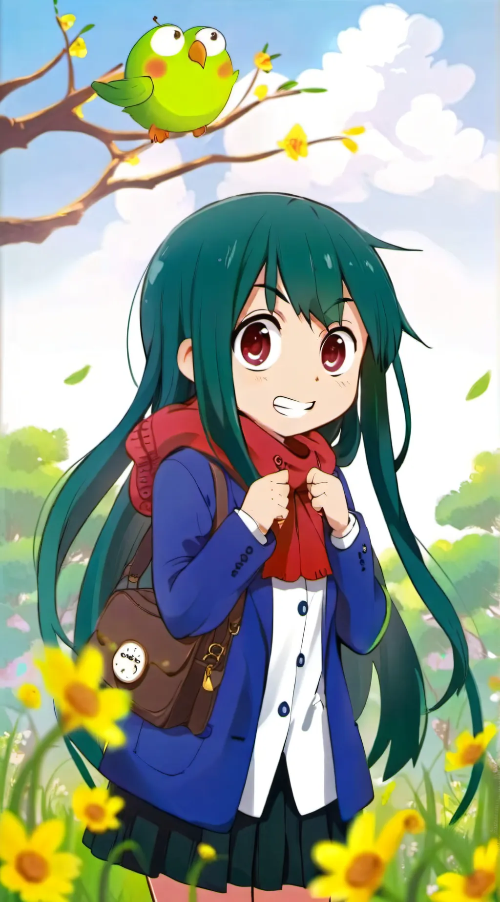ai character: Tsuyu had enough  background