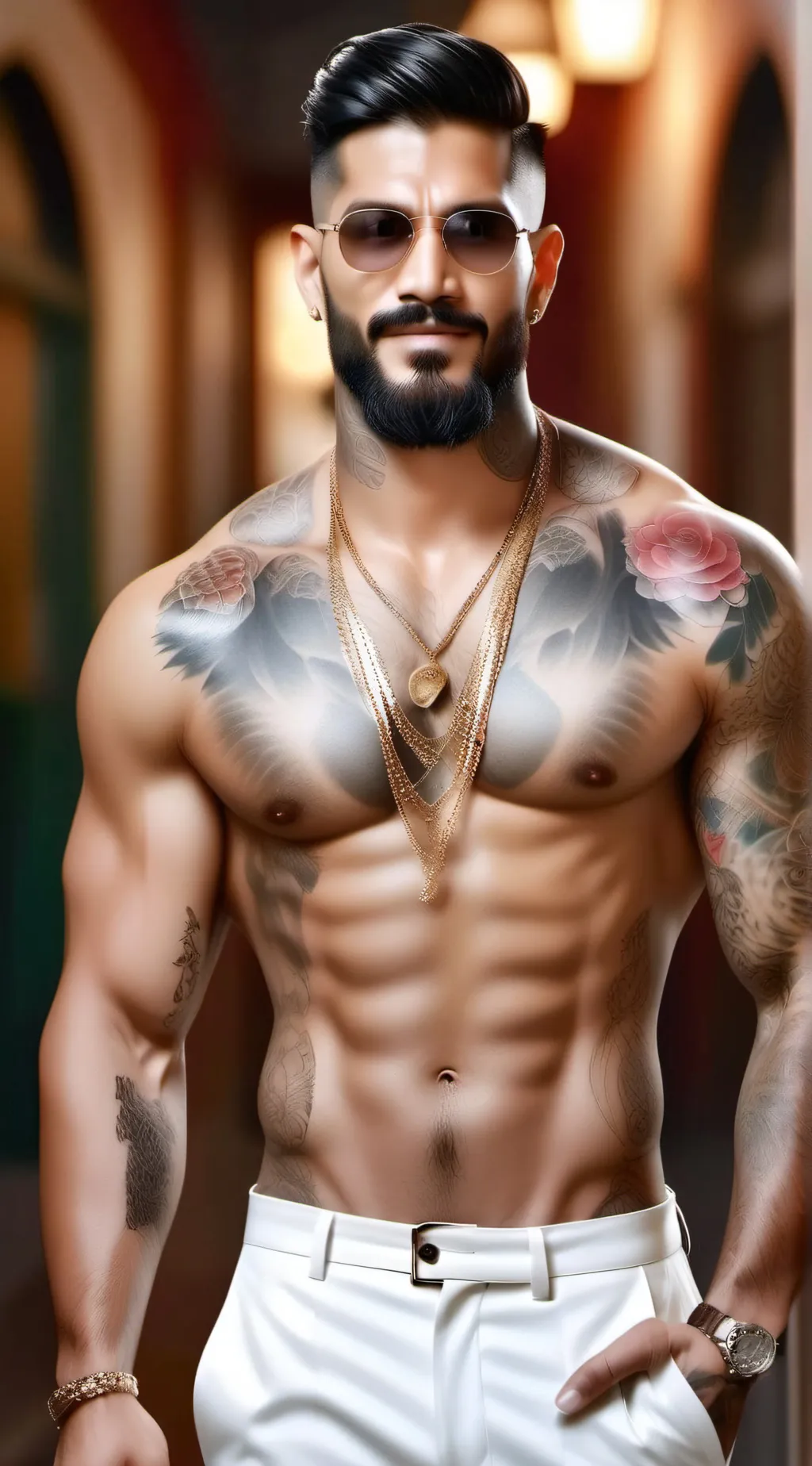 ai character: Santiago background