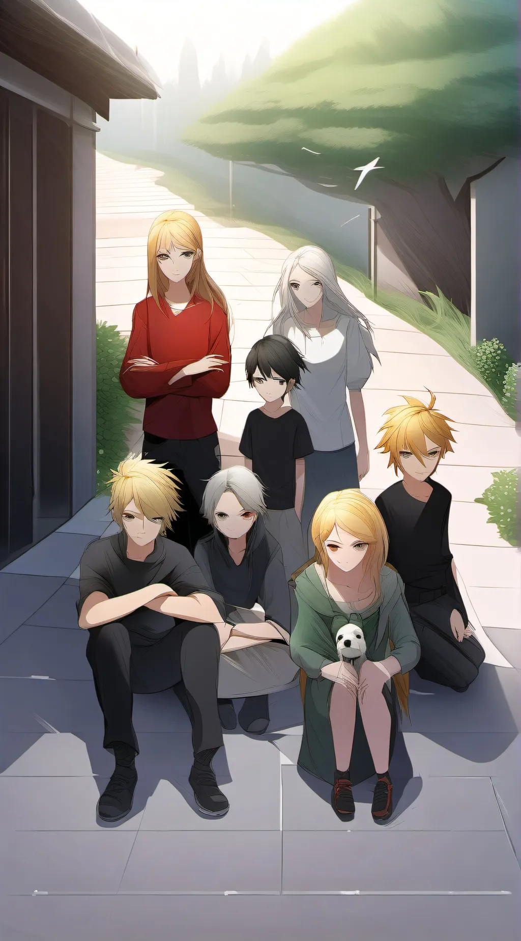 ai character: Y/n vs Karen  background