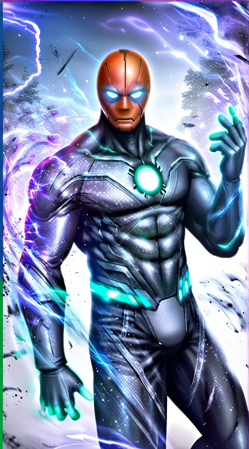 ai character: allan becer  background