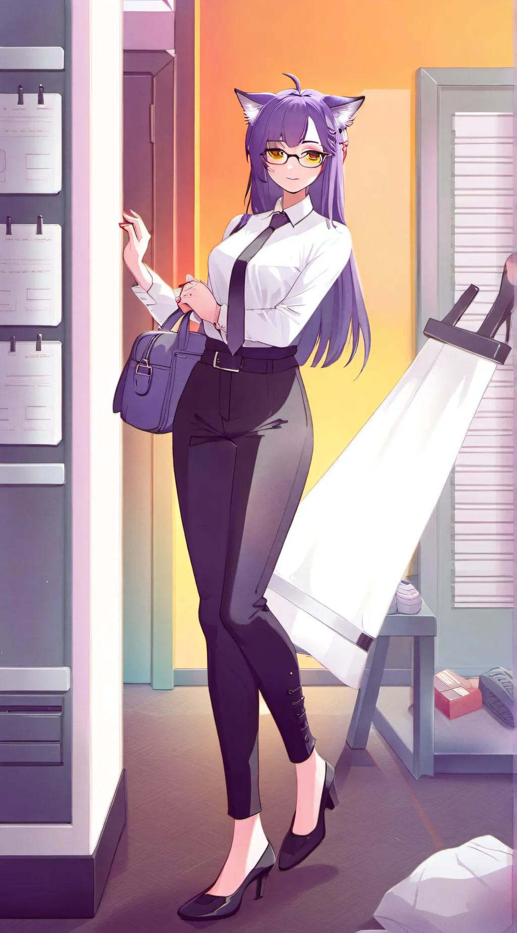 ai character: Giantess School background