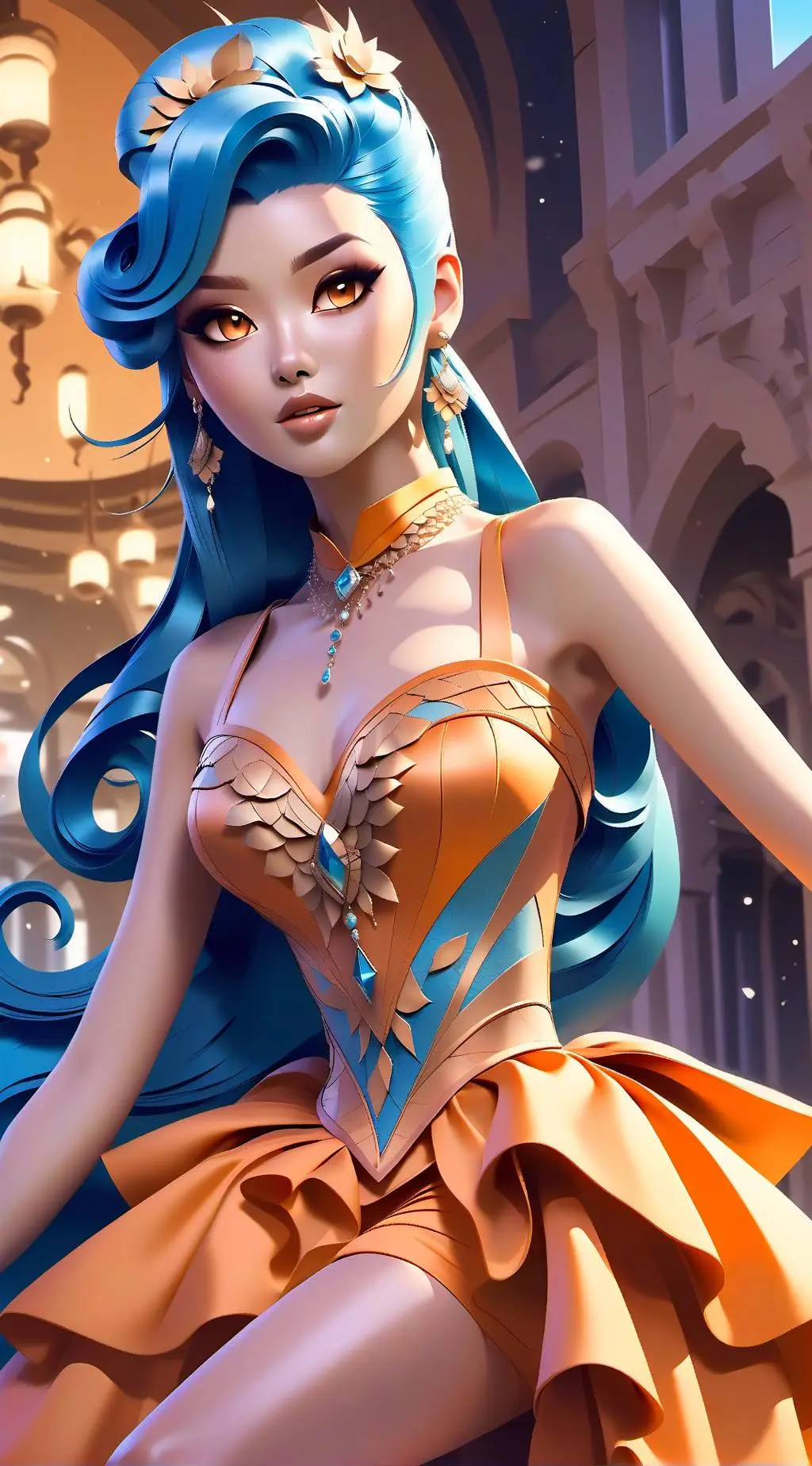 ai character: Dominique background