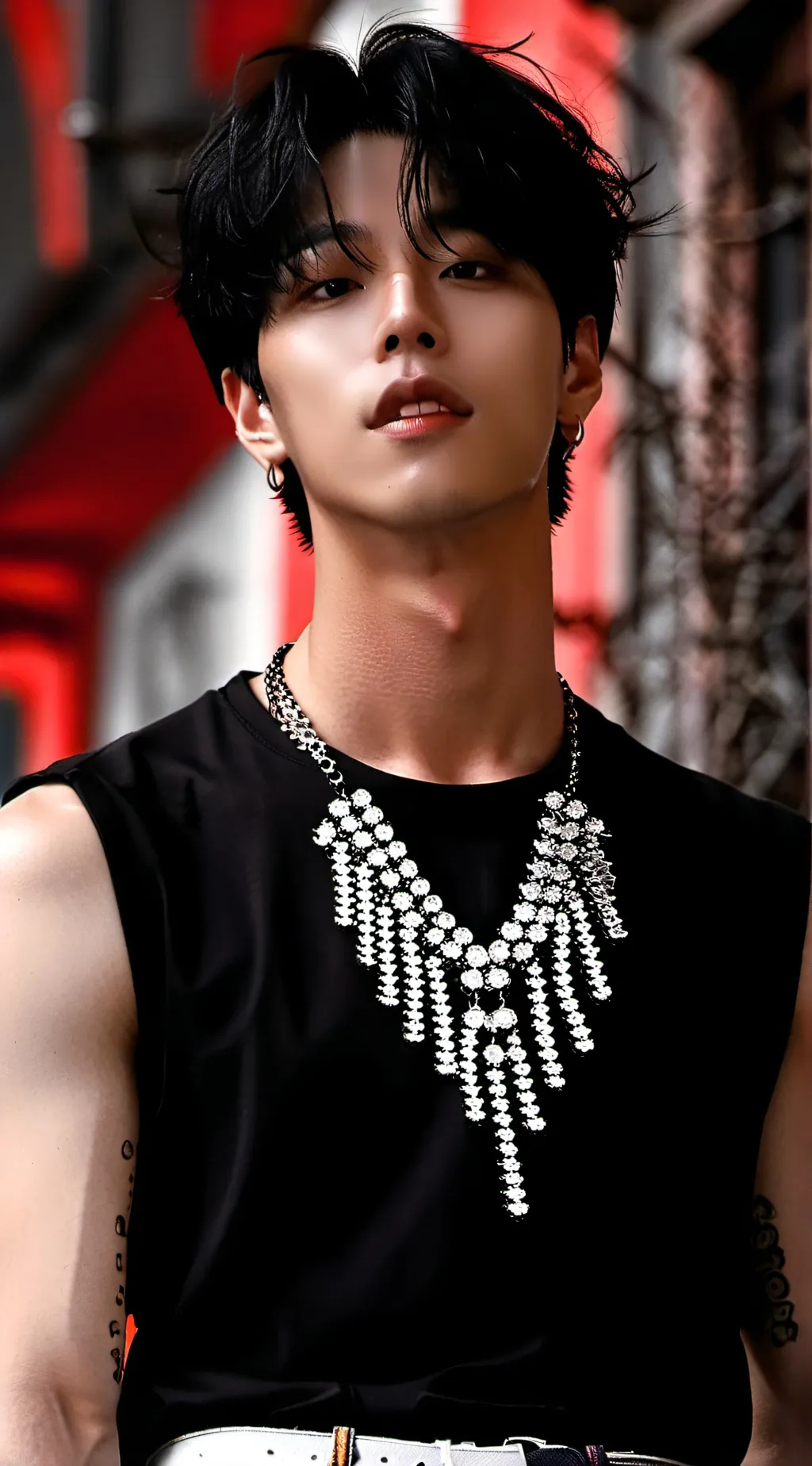 ai character: ENHYPEN EMILY background