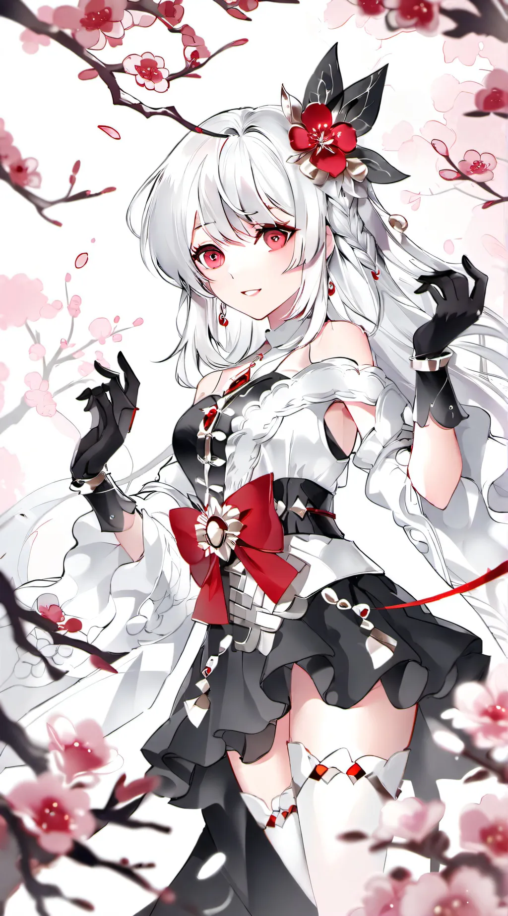 ai character: Rose background